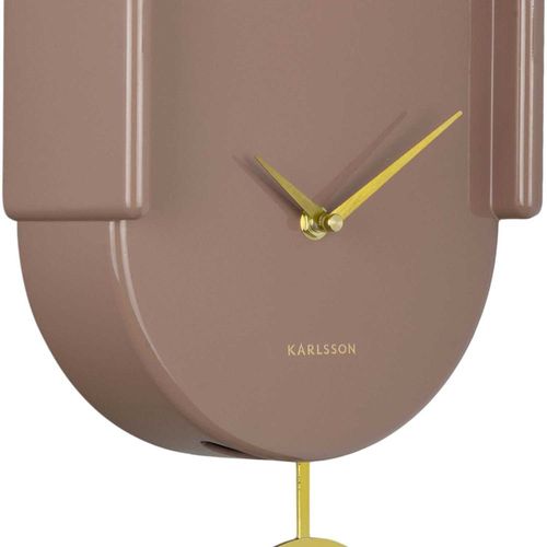 Horloge Murale En Abs Tweet Marron