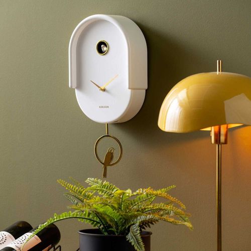 Horloge Murale En Abs Tweet Blanc