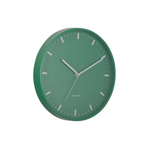 Horloge Murale En Aluminium Cool Retro Vert