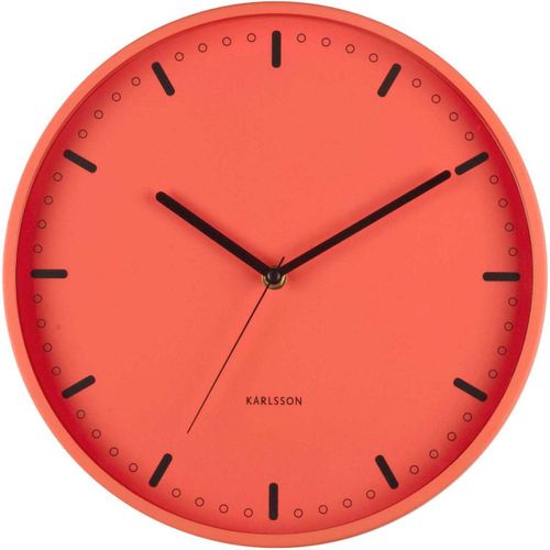 Horloge Murale En Aluminium Cool Retro Orange