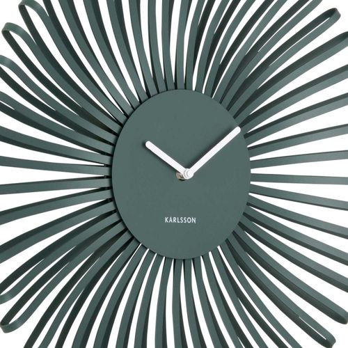 Horloge Murale En Métal Polo Vert