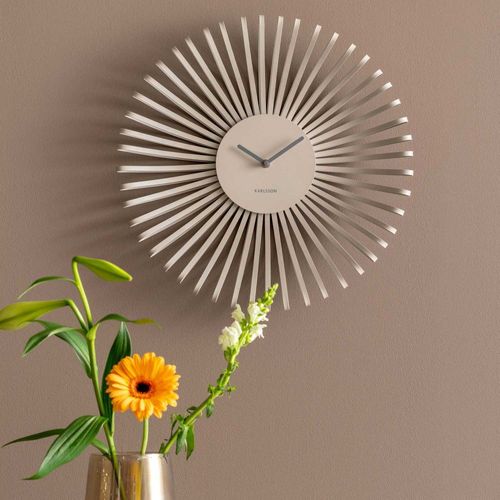 Horloge Murale En Métal Polo Gris