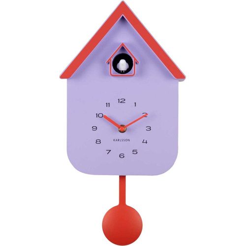 Horloge Murale Dupla Color Cuckoo Violet