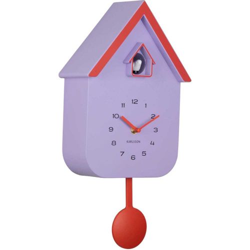 Horloge Murale Dupla Color Cuckoo Violet