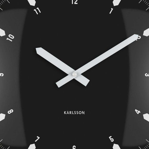 Horloge Murale En Polypropylène Realista Dome Noir