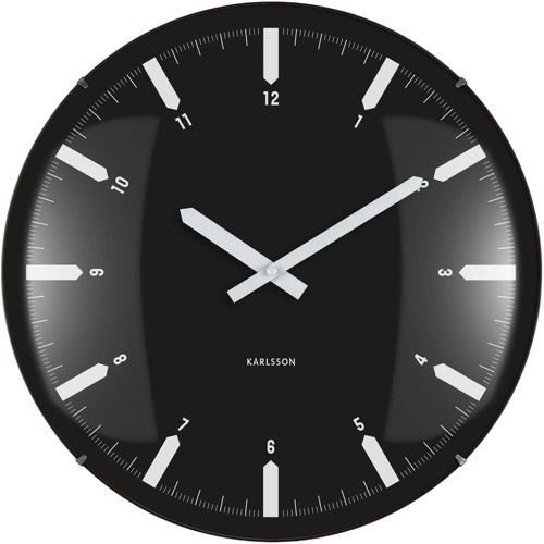 Horloge Murale En Polypropylène Realista Dome Noir