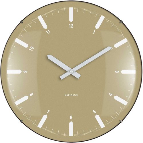 Horloge Murale En Polypropylène Realista Dome Vert