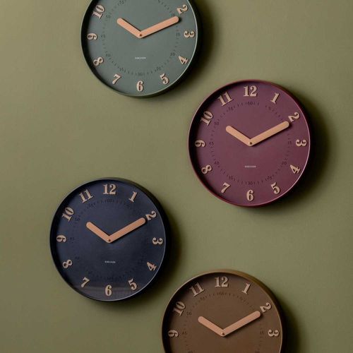 Horloge Murale Polypropylène Amena Noir