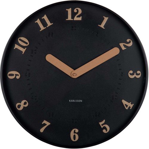 Horloge Murale Polypropylène Amena Noir