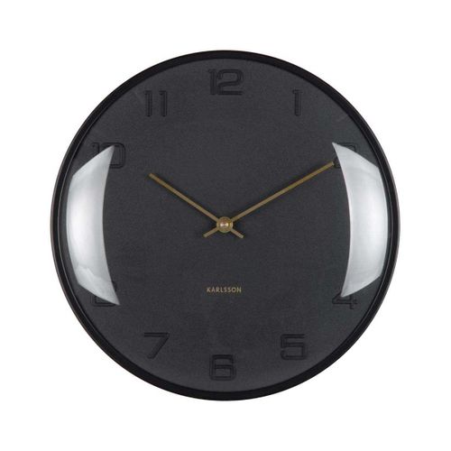 Horloge Murale En Métal Fuerte Dome Noir