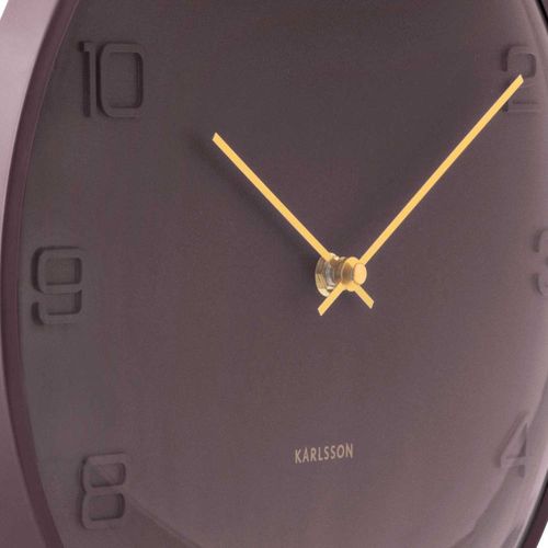 Horloge Murale En Métal Fuerte Dome Marron