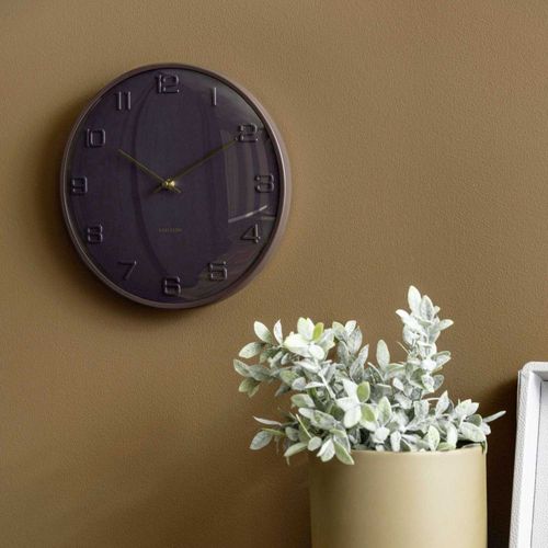 Horloge Murale En Métal Fuerte Dome Marron