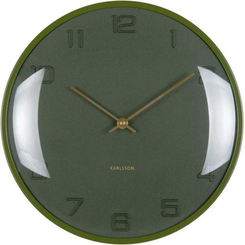 Horloge Murale En Métal Fuerte Dome Vert