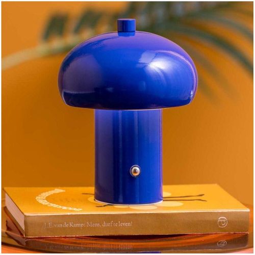 Lampe De Table En Métal Retro Seta Bleu