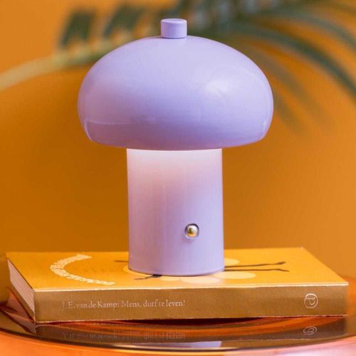 Lampe De Table En Métal Retro Seta Violet
