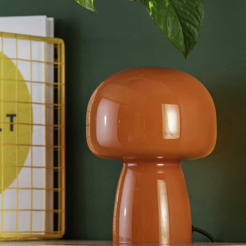 Lampe De Table En Verre Fervor Orange