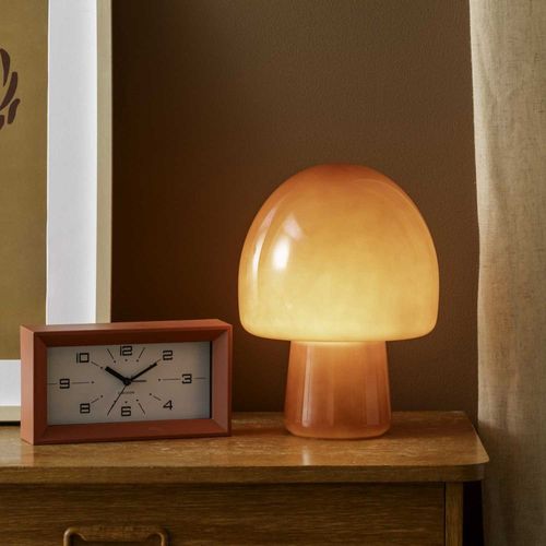 Lampe De Table En Verre Gozar Rouge