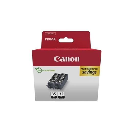 Pack De 2 Cartouches D'encre Noir - Canon - Pgi-35 - Pour Pixma Ip100/ip110/tr150