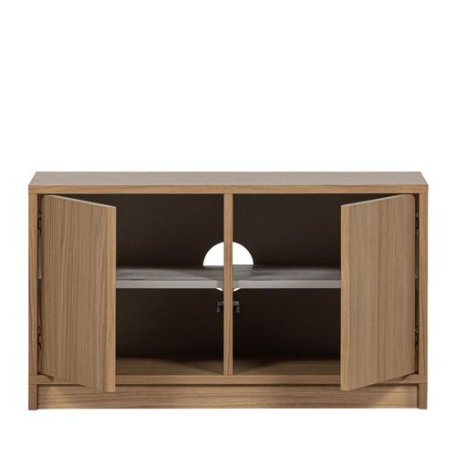 Meuble TV 2 Portes En Bois L77cm