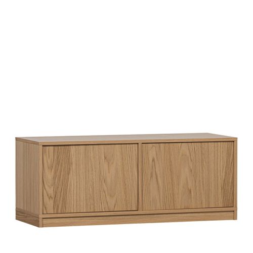 Meuble TV 2 Portes En Bois L110cm