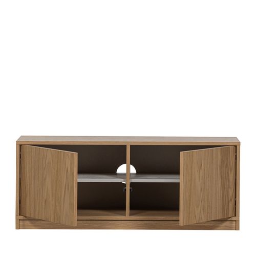 Meuble TV 2 Portes En Bois L110cm