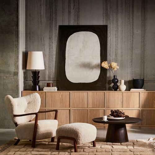 Meuble TV 2 Portes En Bois L110cm