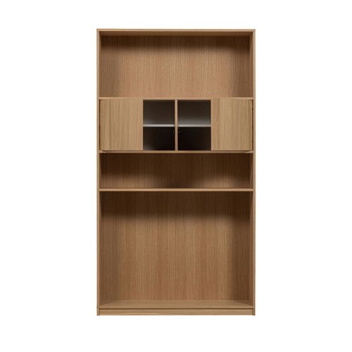 Bibliothèque 2 Portes En Bois H199cm