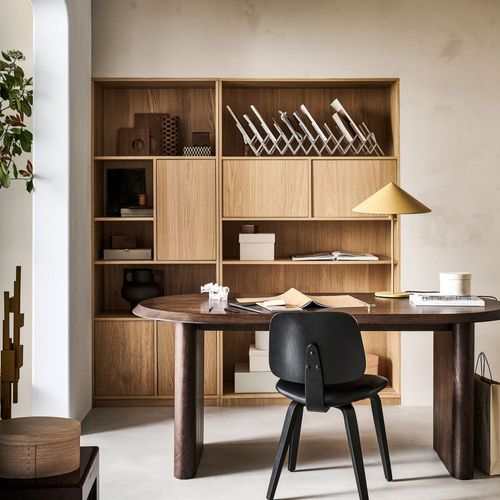 Bibliothèque 2 Portes En Bois H199cm