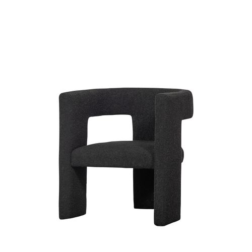 Fauteuil Design En Tissu Bouclette