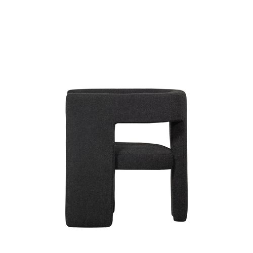 Fauteuil Design En Tissu Bouclette
