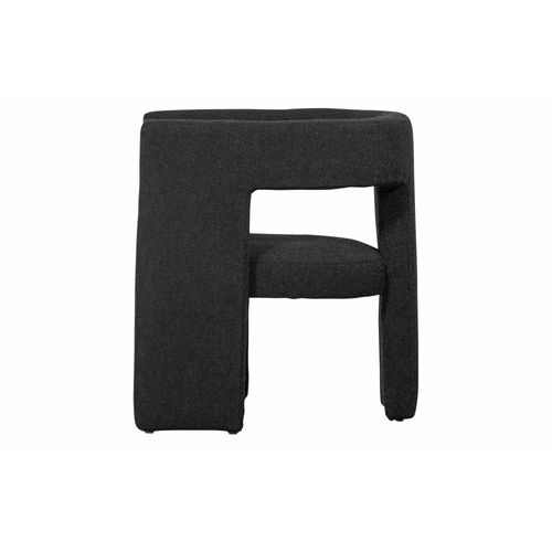 Fauteuil Design En Tissu Bouclette