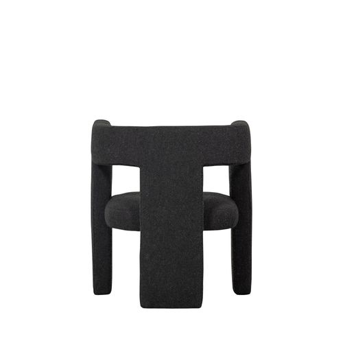 Fauteuil Design En Tissu Bouclette