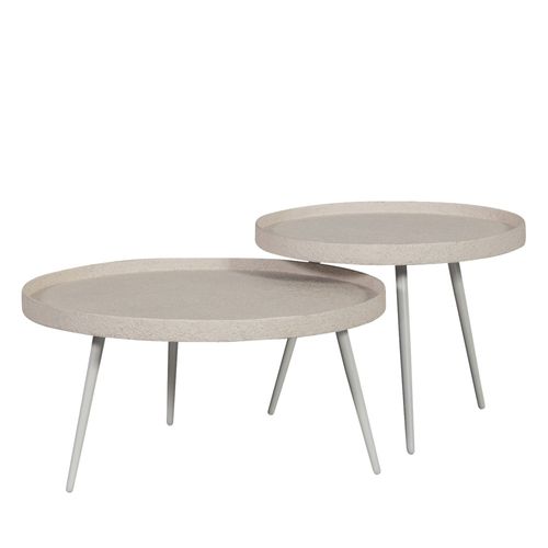 Table Basse Ronde En Métal Ø76cm