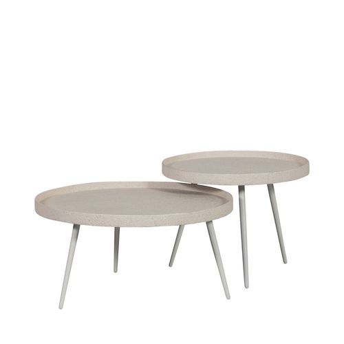 Table Basse Ronde En Métal Ø58cm