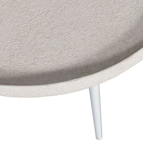 Table Basse Ronde En Métal Ø58cm