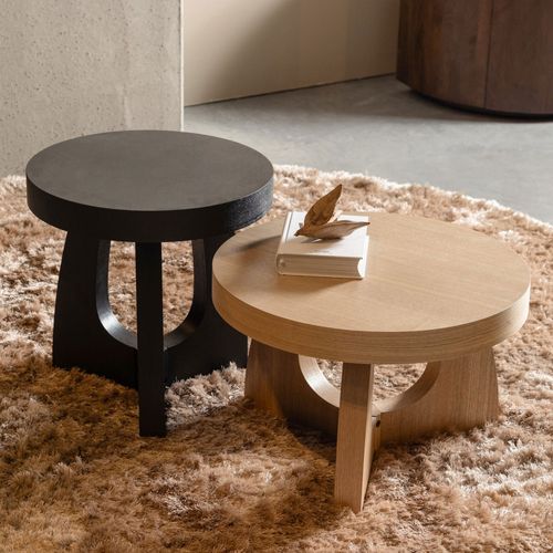 Table Basse Ronde En Bois Ø55cm