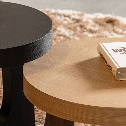 Table Basse Ronde En Bois Ø55cm