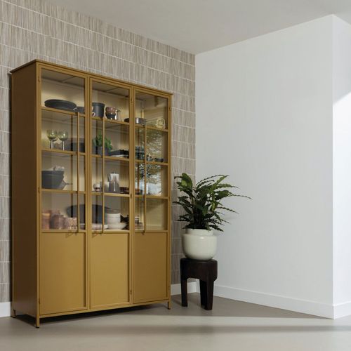 Vitrine 3 Portes En Métal H200cm