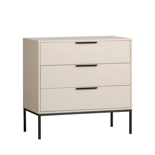 Commode 3 Tiroirs En Bois