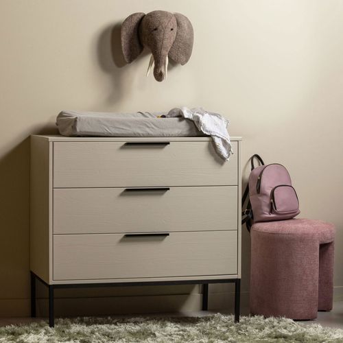 Commode 3 Tiroirs En Bois