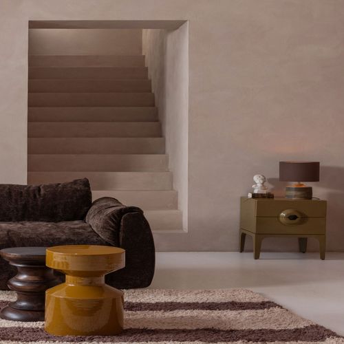 Table D'appoint Ronde En Métal Ø30cm