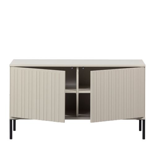 Meuble TV 2 Portes En Bois L100cm