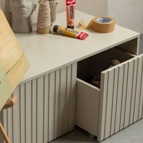 Banc D'entrée Avec Rangement En Bois L88cm