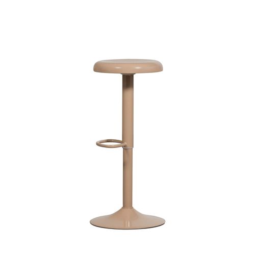 Tabouret De Bar Réglable En Métal H61-81cm