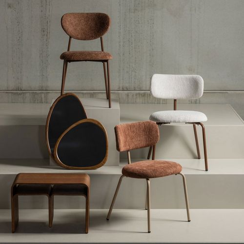 Miroir Organique En Bois 44x48cm