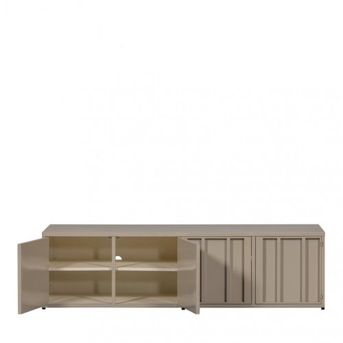 Meuble TV 4 Portes En Métal L160cm