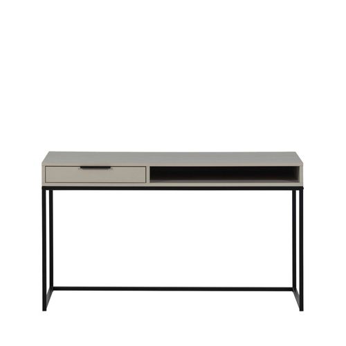 Bureau En Bois Et Métal 1 Tiroir L130cm