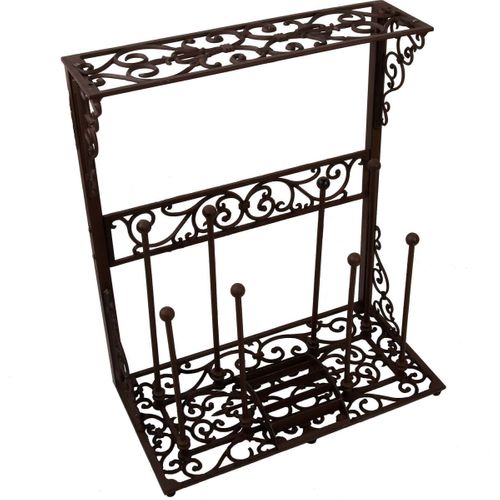 Porte Bottes De Jardin En Fonte 4 Paires