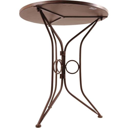 Table En Céramique Et Fer Forgé