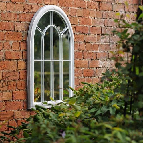 Grand Miroir Fenêtre En Métal Atelier